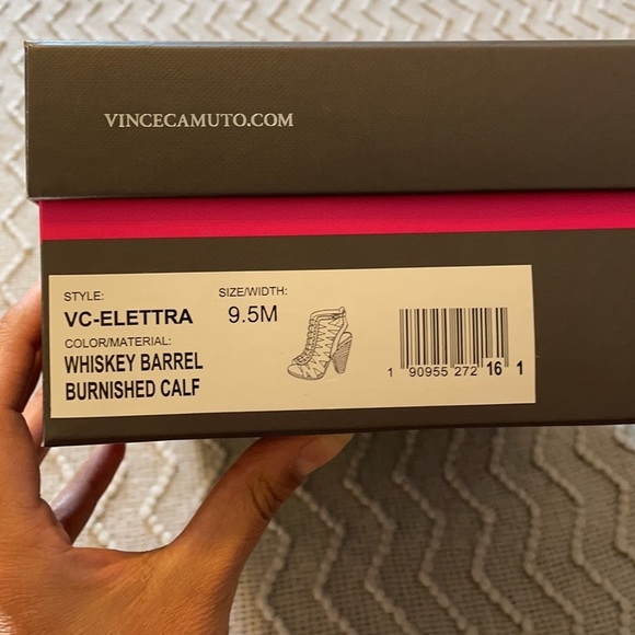 Vince Camuto Brown Elettra Style Heel with Box - Picture 14 of 14